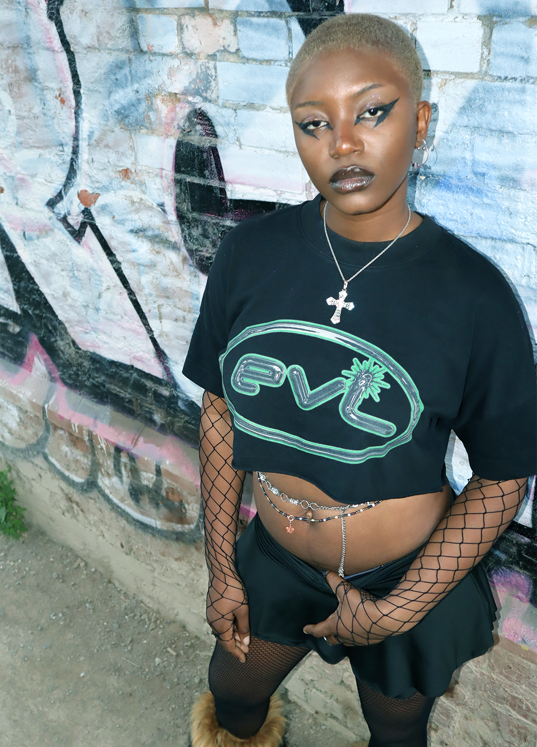 EVL GREEN TEE_WMNS
