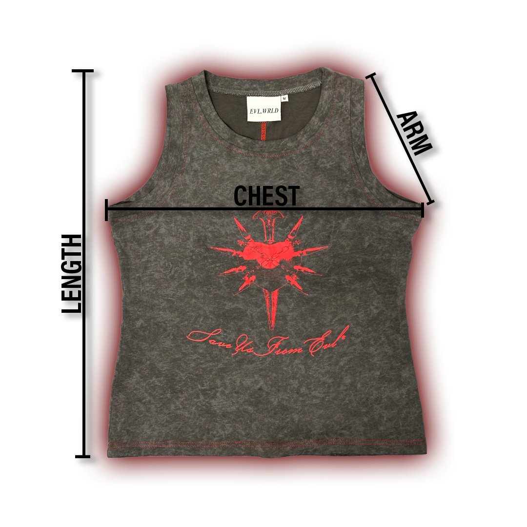 'No Heart' Tank Top