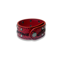 Red Python Leather Bracelet