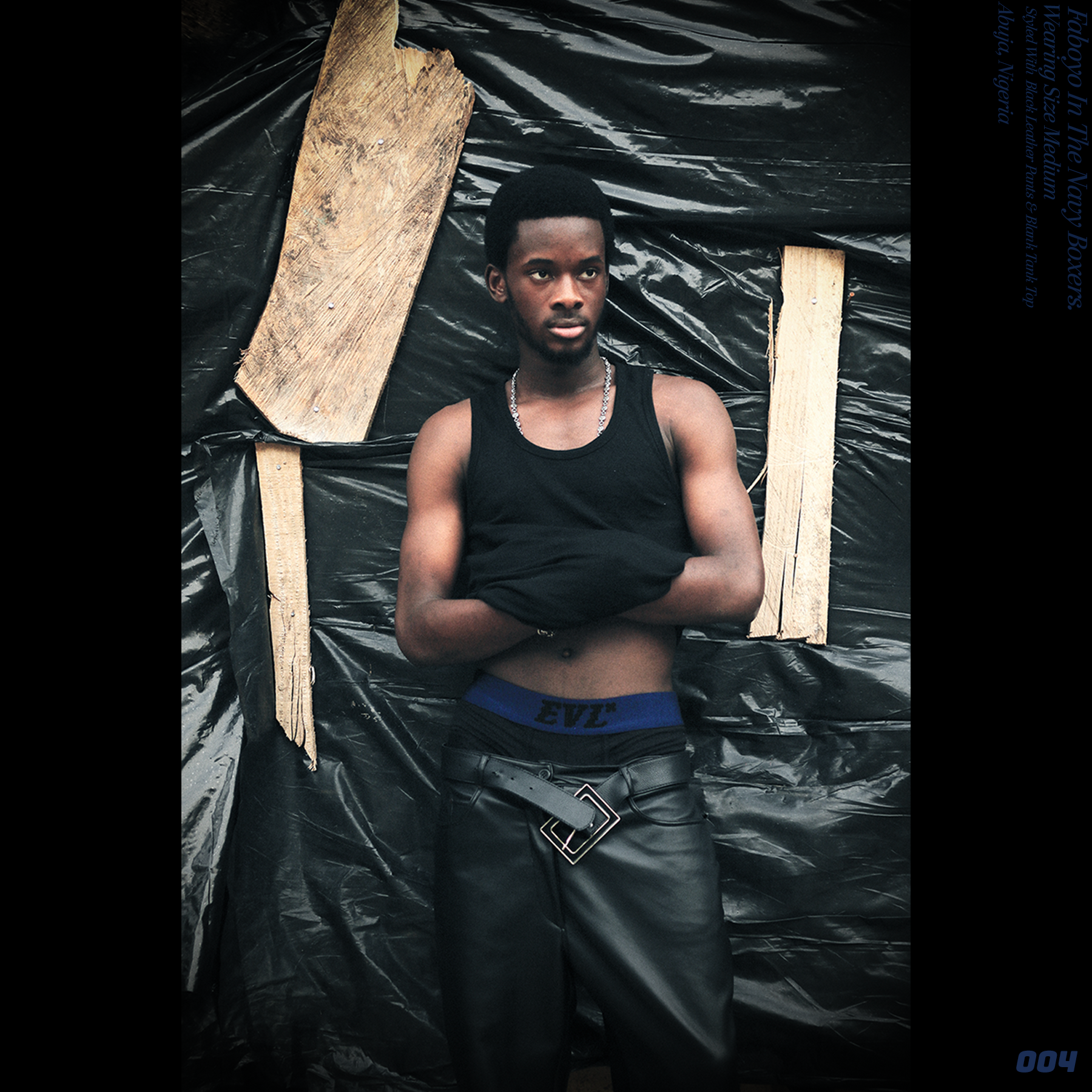 EVL* Black Boxers(Navy)