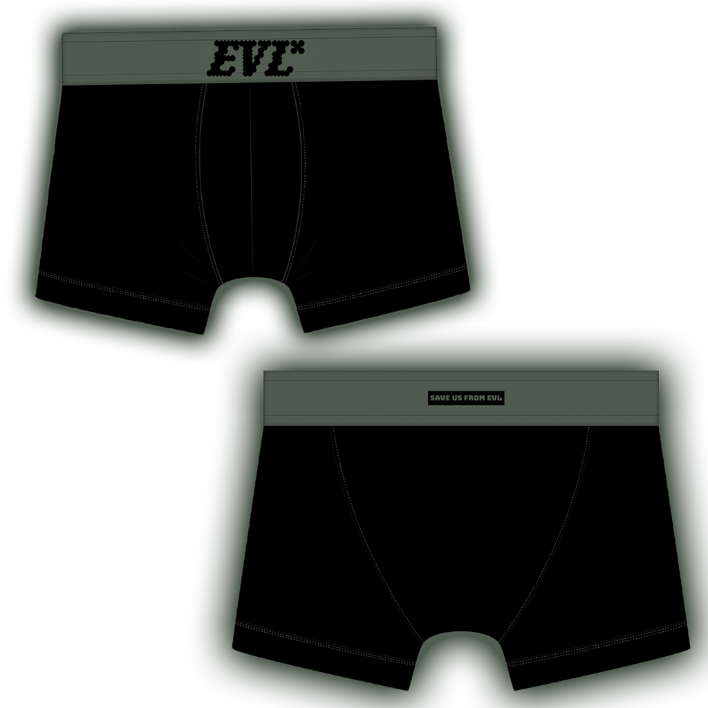 EVL* Black Boxers(Olive)