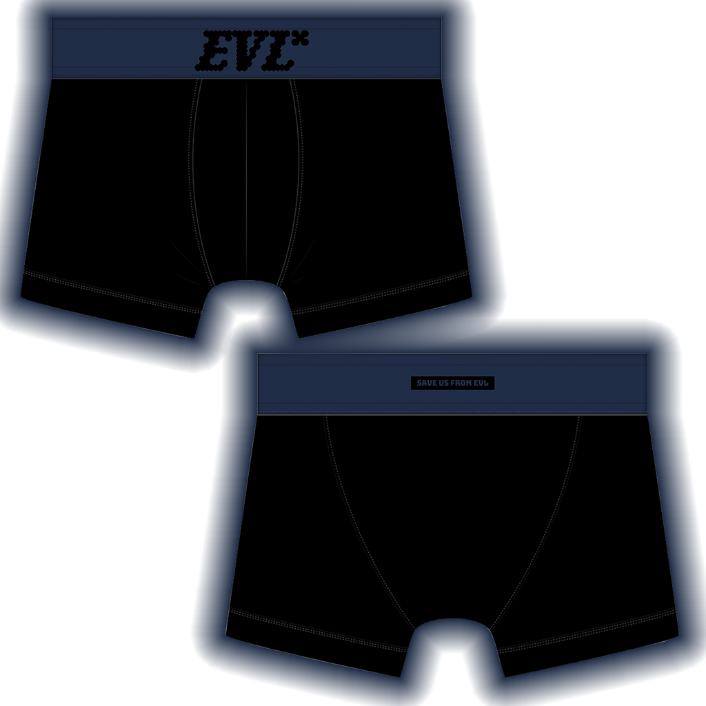 EVL* Black Boxers(Navy)